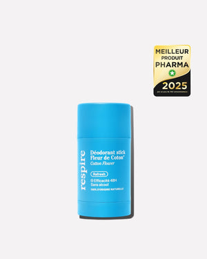 Mini Déodorant stick Fleur de Coton - Respire
